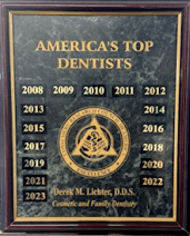 Top Dentist in Chula Vista, CA for 2019 plaque